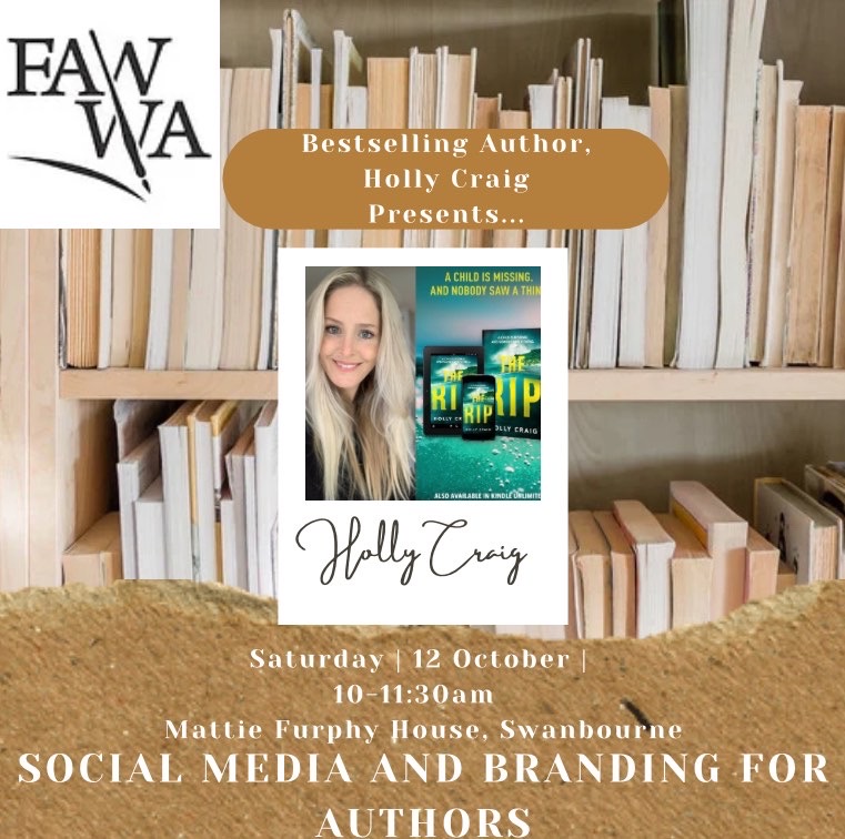 Social Media and Author Branding with Crime Writer Holly Craig